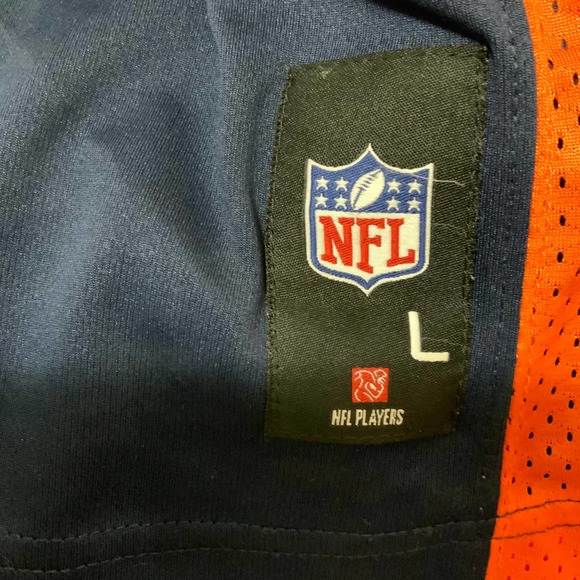 NFL Team Apparel Youth Jersey Tee Large Peyton Manning #18 Denver Broncos Navy - Picture 5 of 9